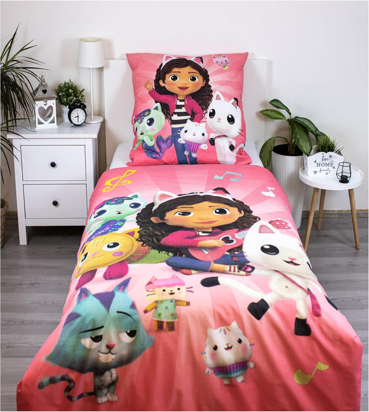 Theonoi Set 2 Teilig Kinder Bettwäsche Bettbezug Wendebettwäsche 135X200 80X80 Baumwolle Kinderbettwäsche Öko-Tex Standard Deutsche Standardgröße (Fast and Furious)