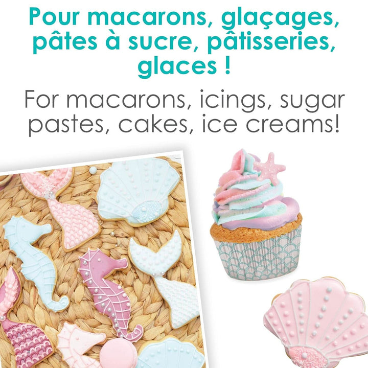 Scrapcooking, set 3 coloranți alimentari pudră 
