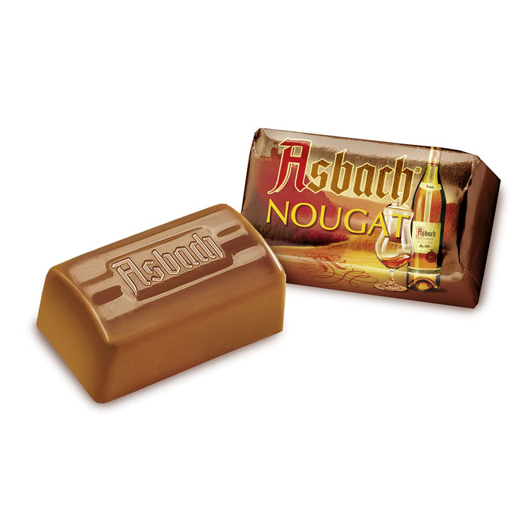 RCP Asbach Pralinenmischung, Mit Und Ohne Kruste, Flüssige Füllung, Alkoholhaltig, Tolles Geschenk, 2 X 125 G