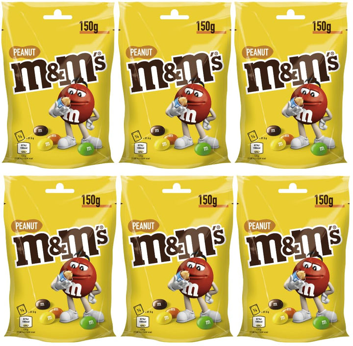 M&M'S | Peanut | Schokolinsen Mit Erdnusskern | Schokolade Geschenk | Eine Packung (1 X 150G)