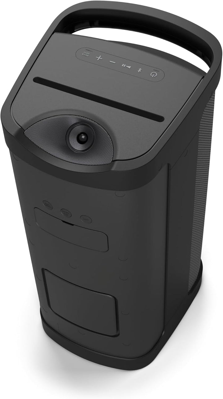 Sony SRS-XP700 Difuzor puternic pentru petreceri Bluetooth cu sunet de petrecere omnidirecțional, iluminare și baterie 25H (IPX4, MEGA BASS, încărcare rapidă, Party Connect) Negru, SRSXP700B.CEL