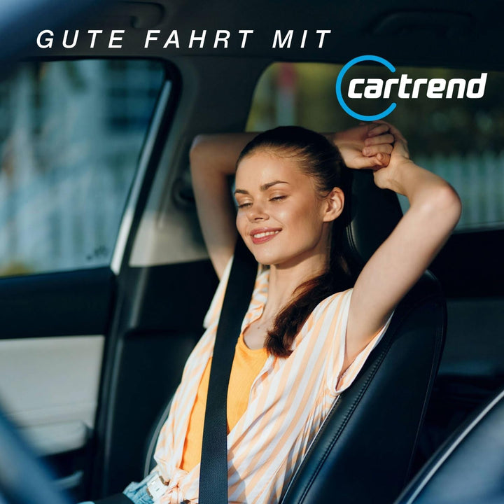 Cartrend pernă lombară din spumă cu memorie, pernă ergonomică pentru spate pentru mașină, birou și călătorii, respirabilă, capac detașabil, suport pentru o postură sănătoasă de ședere, 1 bucată, negru