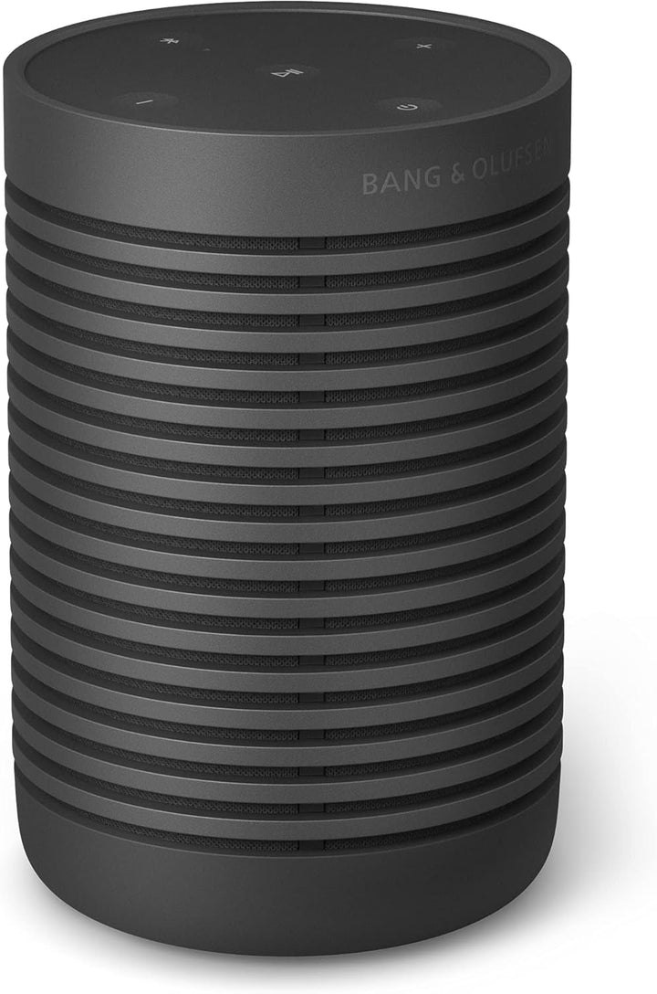 Bang & Olufsen Beosound Explore - Bluetooth portabil fără fir pentru exterior, casă și călătorie, baterie cu autonomie de 27 de ore, difuzor rezistent la apă 360° + cablu de încărcare USB-C - negru antracit