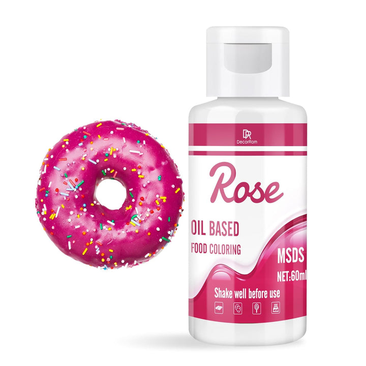 Fettlösliche Lebensmittelfarbe Für Schokolade - 60Ml Ölbasis Lebensmittelfarben Für Fondant, Torten Dekoration, Backen - Flüssige Food Coloring Für Kakaobutter, Buttercream, Kuchen (Schwarz)