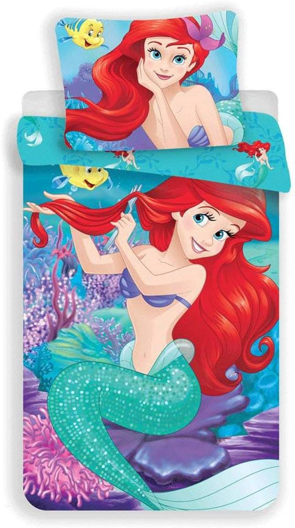 Disney Character Kinder Bettwäsche Mit Reißverschluss Bettbezug Und Kissenbezug 70 X 90 Cm, Baumwolle, Mehrfarbig, 200 X 140 X 0.5 Cm