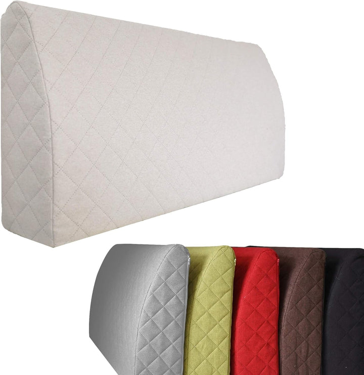 Sabeatex® spătar pentru pat, pernă de canapea, pernă de spătar pentru mobilier de lounge sau palet în 5 culori la modă. Lungime 90 cm, înălțime 45 cm Culoare: (gri)