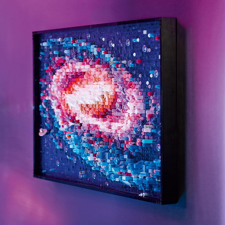 LEGO Art Galaxia Calea Lactee, decorațiune de perete, cadou pentru fanii spațiului și astronomiei, set de construcție pentru adulți, activitate creativă, cadou pentru femei și bărbați 31212
