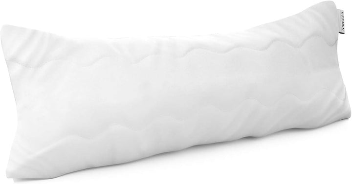 Ameliahome pernă 40X60 cm cu fermoar Quilting alb Reve