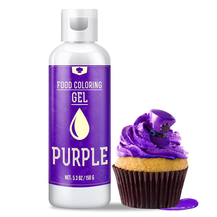 Lebensmittelfarbe Gel - 150G Konzentrierte Gel Lebensmittel Farben Zum Backen, Kuchen Dekorieren, Kekse Und Macaron - Zuckerfrei Food Coloring Für Getränken, Osterei, DIY Seifen Und Basteln (Weiß)