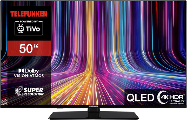 Telefunken Fernseher 32 Zoll Smart TV Powered by Tivo (Full HD, HDR, Triple-Tuner, 6 Monate HD+ Inkl.) XF32TO750S