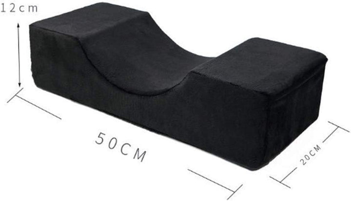 Whiteswan extensie gene, ergonomic, curbat, suport din spumă de memorie, cameră de zi, pernă, gât, gene, frumusețe, pernă de machiaj, pernă de dormit, suport pentru gât