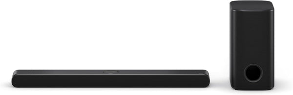 LG DS77TY 3.1.3 Dolby Atmos Soundbar (400W) Mit Kabellosem Subwoofer (Earc, HDMI, Optisch, Bluetooth) [2024], Schwarz