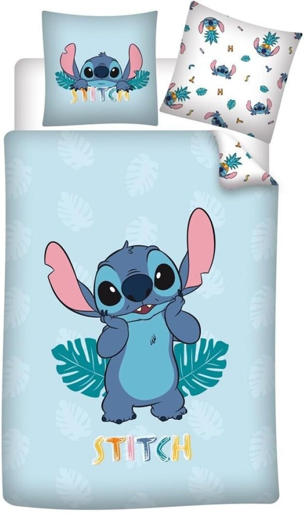 Bettwäsche Stitch Colors Für Einzelbett, Bettbezug 140 X 200 Cm + Kissenbezug 65 X 65 Cm, Polycotton