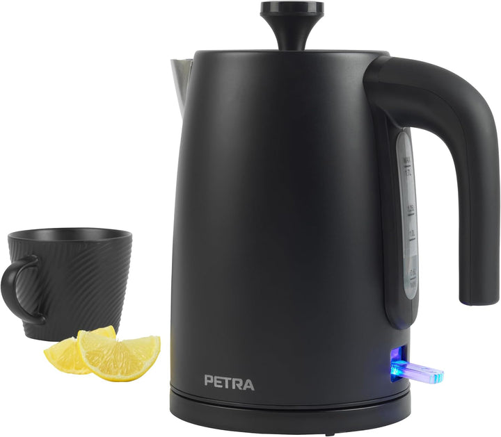 Petra PT5240 Espresso Machine With Milk Frother - 1.4 L, Bpa-Free, Single & Double Barista Style Espresso, Compact, Pompă de presiune italiană de 15 Bar, Compatibil cu cafea măcinată, 1465W