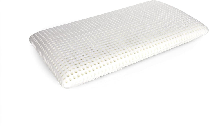 Talamo Italia Set de 2 perne pentru pat, 100% Made in Italy, pernă detașabilă "săpun" din spumă de memorie perforată, hipoalergenică și respirabilă, 70X40Xh16 Cm