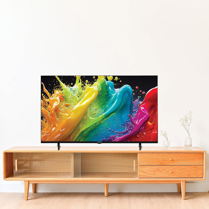 Grundig 50 VOE 84 Q Fernseher 50 Zoll (126 Cm) QLED TV, VPI 1800, Google TV, 4K UHD, Dolby Vision, HDR10+, Motion Picture Improvement, Chromecast Built-In, Bluetooth, Smart TV, Schwarz
