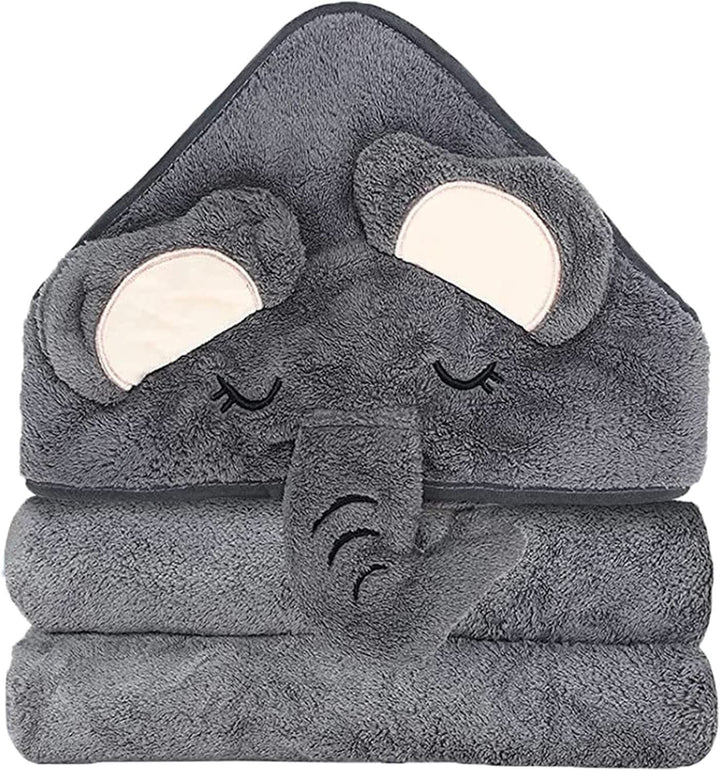 2Pack Baby Handtücher Kapuze, 80X80 Cm Babybadetücher, Kapuzenhandtücher Baby, Babyhandtüch Bambus, Kapuzenbadetüch, Kinderhandtüch, Badehandtüch Handtücher Für Babys, Neugeborene